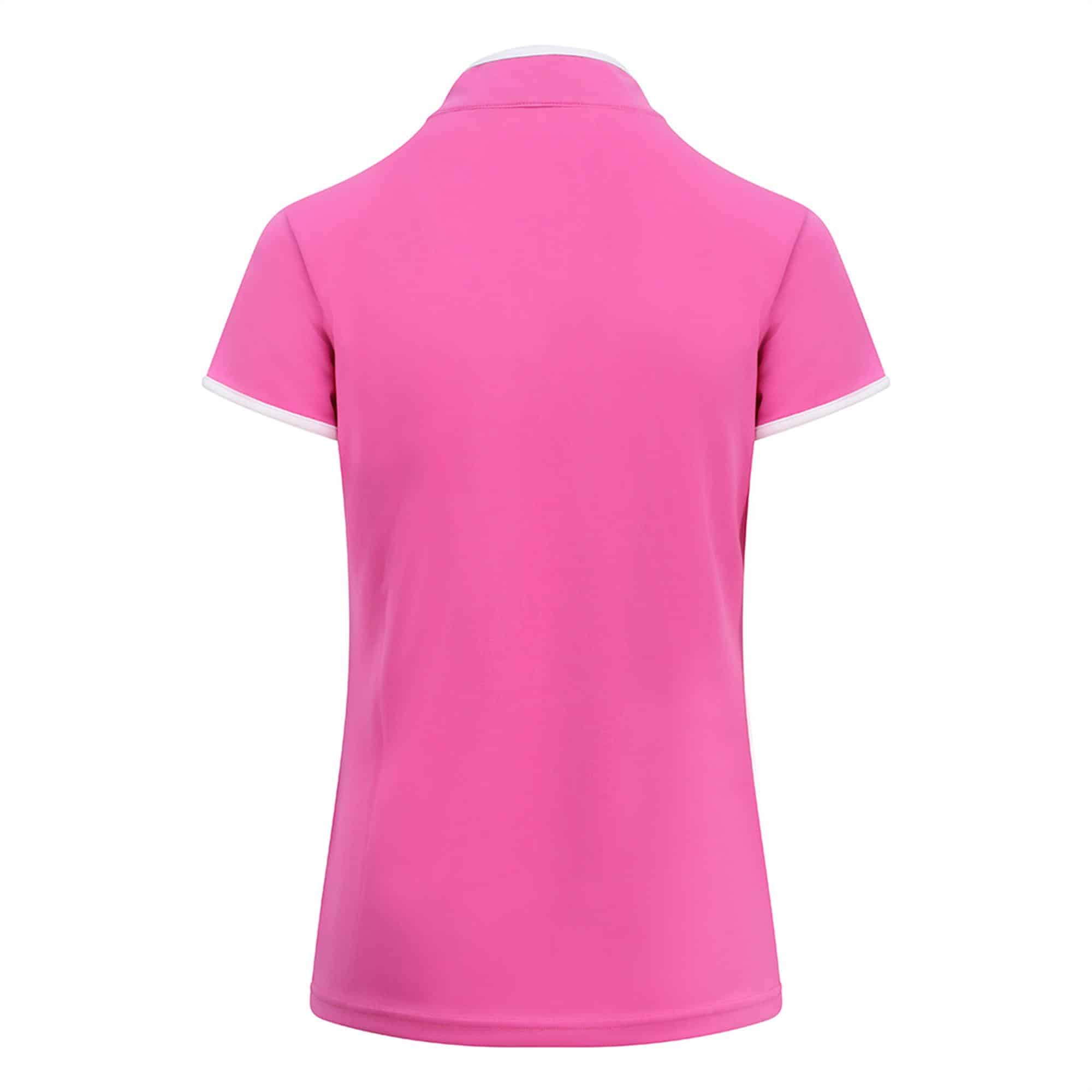 Pure Golf Bloom Ladies Golf Polo Shirt Azalea Pink